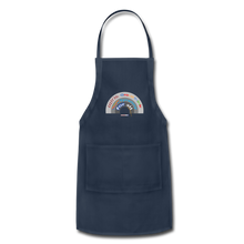 Load image into Gallery viewer, GROUPTHINK RAINBOW - Adjustable Apron - navy
