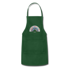 Load image into Gallery viewer, GROUPTHINK RAINBOW - Adjustable Apron - forest green
