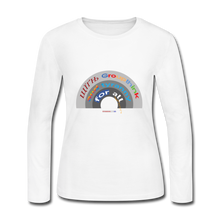 Load image into Gallery viewer, GROUPTHINK RAINBOW - Women&#39;s Long Sleeve Jersey T-Shirt - white
