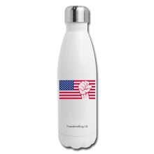 Load image into Gallery viewer, USA STRONG - Insulated Stainless Steel Water Bottle - white
