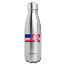 Load image into Gallery viewer, USA STRONG - Insulated Stainless Steel Water Bottle - silver
