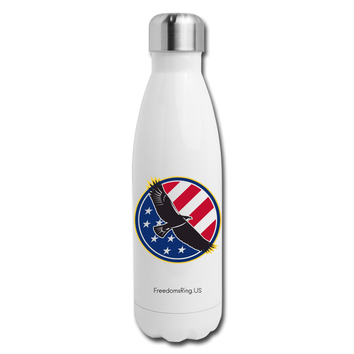 SOARING EAGLE - Insulated Stainless Steel Water Bottle - white