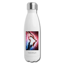 Load image into Gallery viewer, A PATRIOT&#39;S HANDS - Insulated Stainless Steel Water Bottle - white
