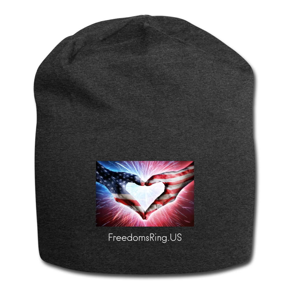 A PATRIOT'S HANDS - Jersey Beanie - charcoal gray