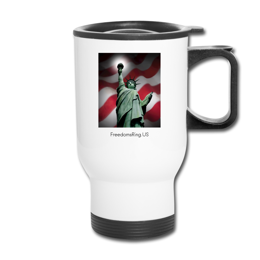 LIBERTY'S LIGHT - Travel Mug - white