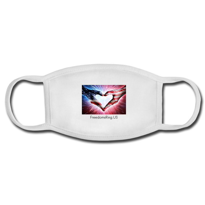 PATRIOT HANDS - Face Mask - white/white