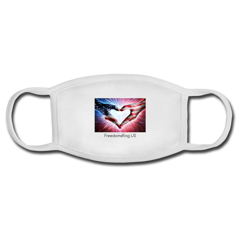 PATRIOT HANDS - Face Mask - white/white