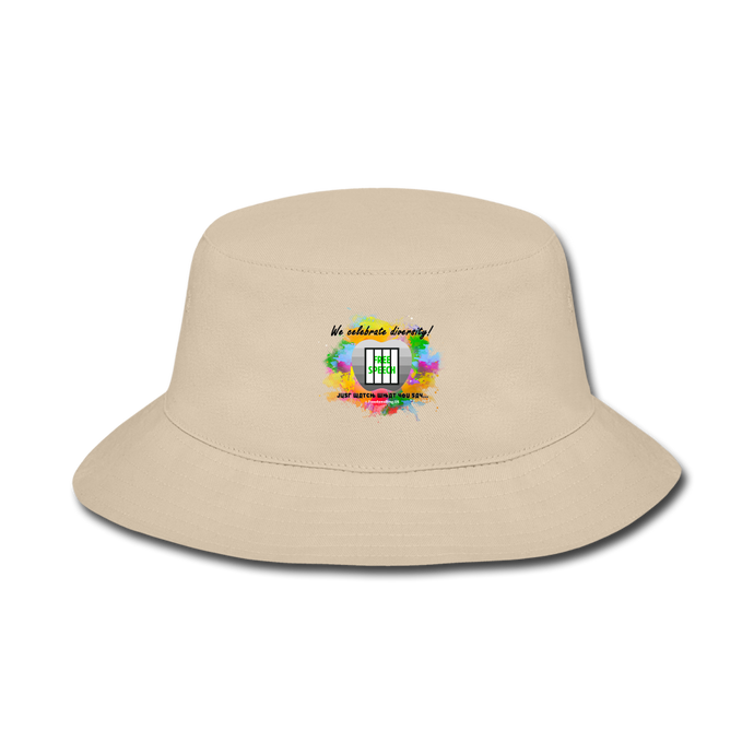 JUST WATCH WHAT YOU SAY - Bucket Hat - cream