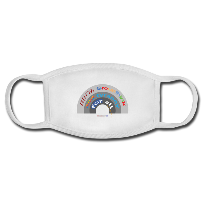 GROUPTHINK RAINBOW - Face Mask - white/white