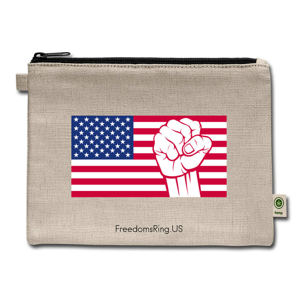 USA STRONG - Carry All Pouch - natural