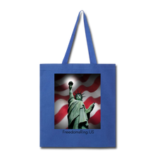 Load image into Gallery viewer, LIBERTY&#39;S LIGHT - Tote Bag - royal blue
