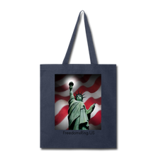 Load image into Gallery viewer, LIBERTY&#39;S LIGHT - Tote Bag - navy
