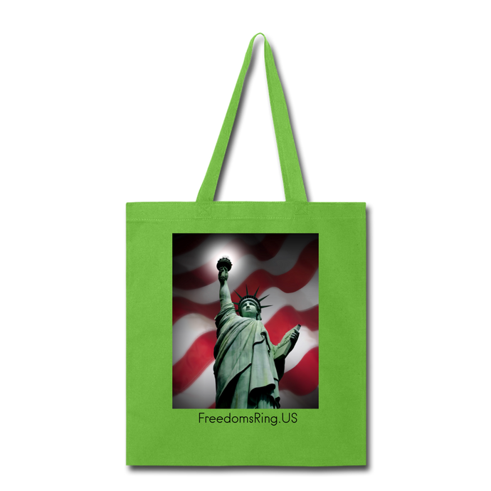 LIBERTY'S LIGHT - Tote Bag - lime green