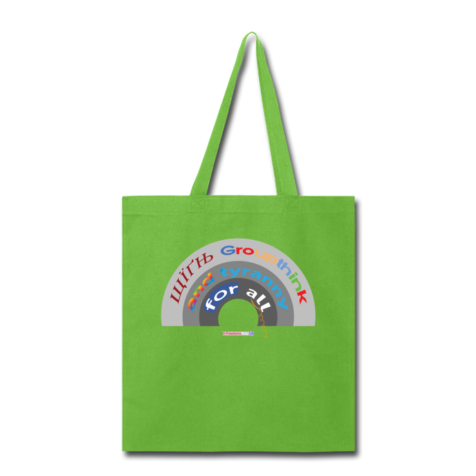 GROUPTHINK RAINBOW - Tote Bag - lime green