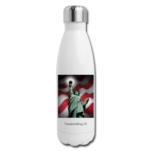 Load image into Gallery viewer, LIBERTY&#39;S LIGHT - Insulated Stainless Steel Water Bottle - white
