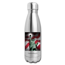 Load image into Gallery viewer, LIBERTY&#39;S LIGHT - Insulated Stainless Steel Water Bottle - silver
