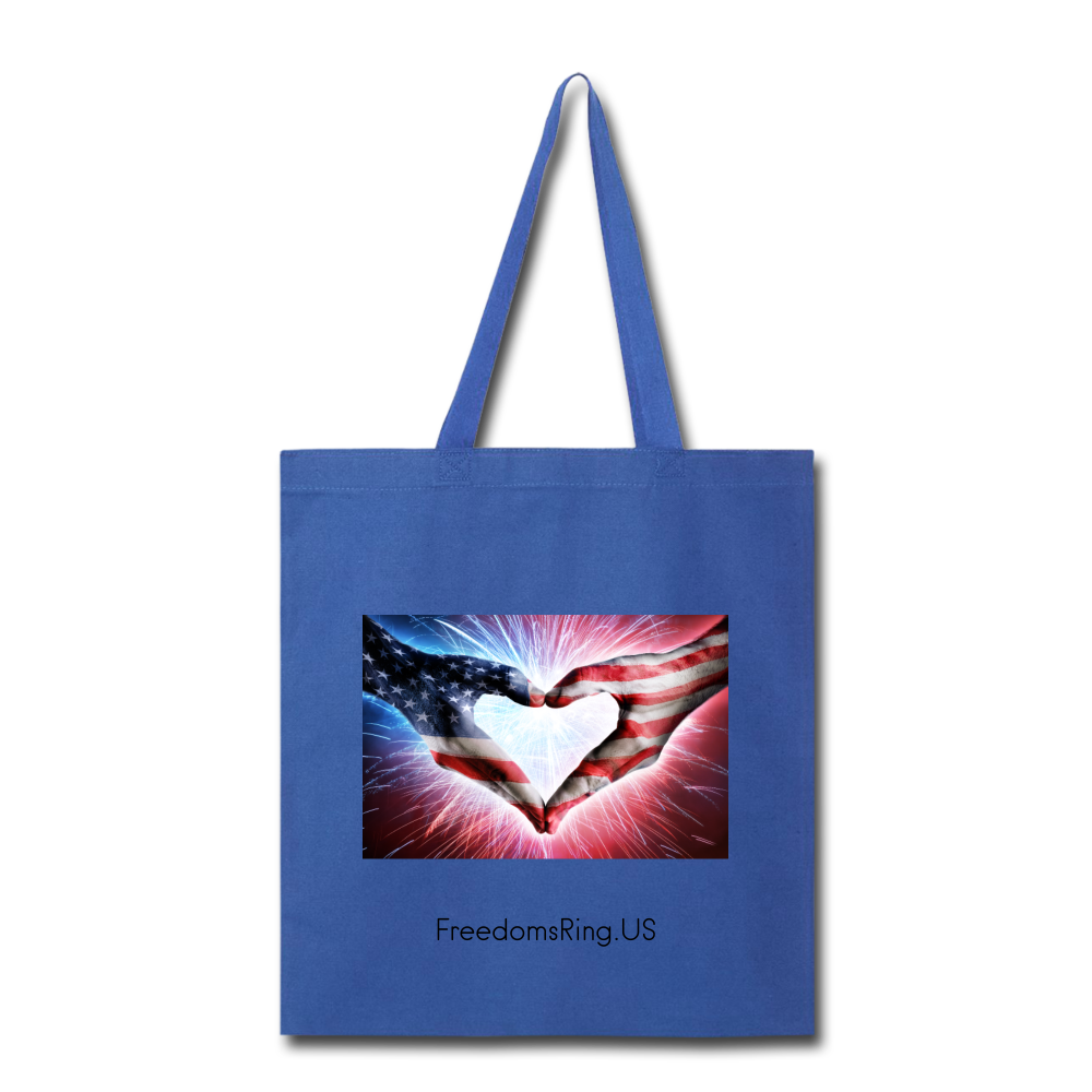 A PATRIOT'S HANDS - Tote Bag - royal blue