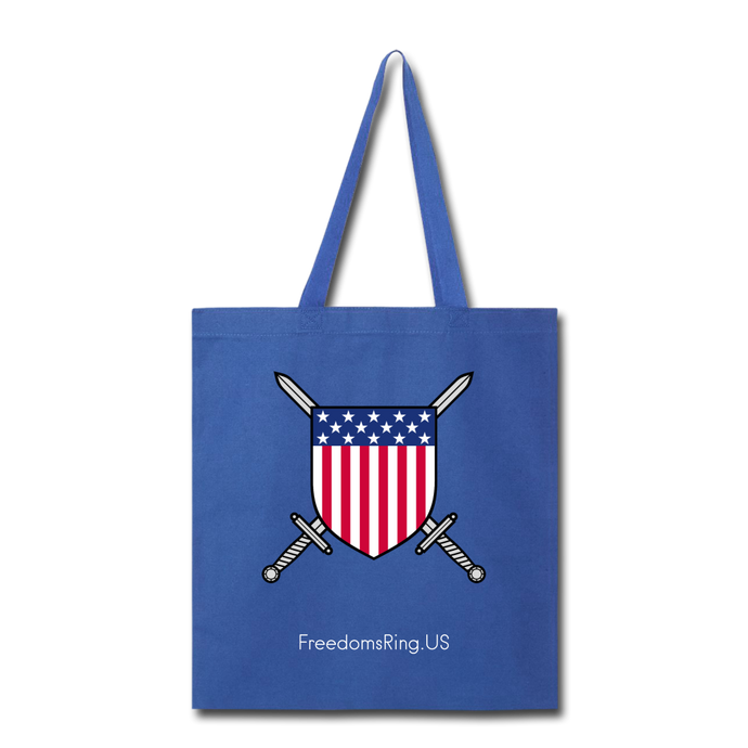 USA SWORD AND SHIELD - Tote Bag - royal blue
