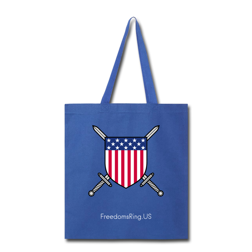 USA SWORD AND SHIELD - Tote Bag - royal blue