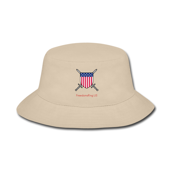 USA SWORD AND SHIELD - Bucket Hat - cream