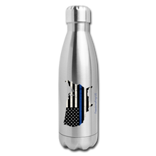 Load image into Gallery viewer, BLUE LINE USA - Insulated Stainless Steel Water Bottle - silver
