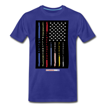 Load image into Gallery viewer, THIN LINES - Men&#39;s Premium T-Shirt - royal blue
