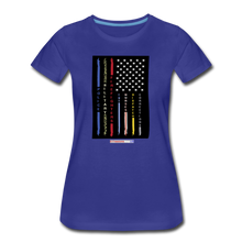 Load image into Gallery viewer, THIN LINES - Women’s Premium T-Shirt - royal blue
