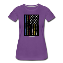 Load image into Gallery viewer, THIN LINES - Women’s Premium T-Shirt - purple
