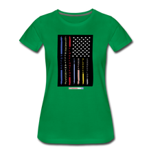 Load image into Gallery viewer, THIN LINES - Women’s Premium T-Shirt - kelly green
