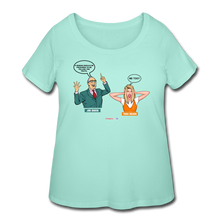 Load image into Gallery viewer, ME TOO? - Women’s Curvy T-Shirt - mint
