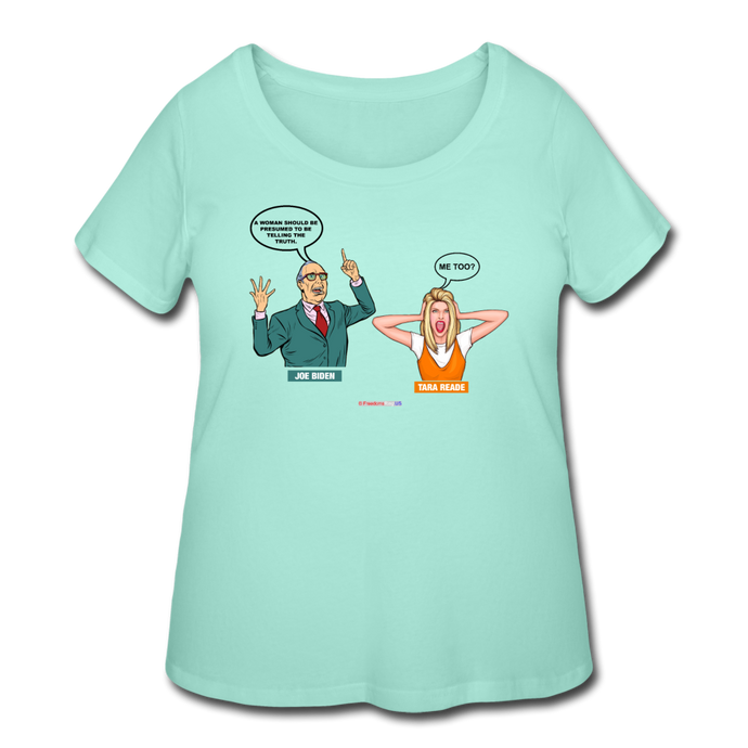 ME TOO? - Women’s Curvy T-Shirt - mint