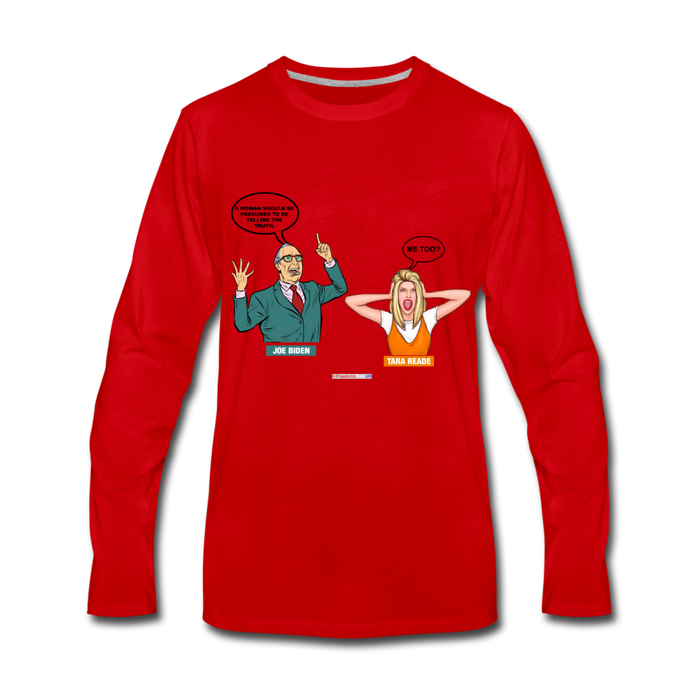 ME TOO? - Men's Premium Long Sleeve T-Shirt - red