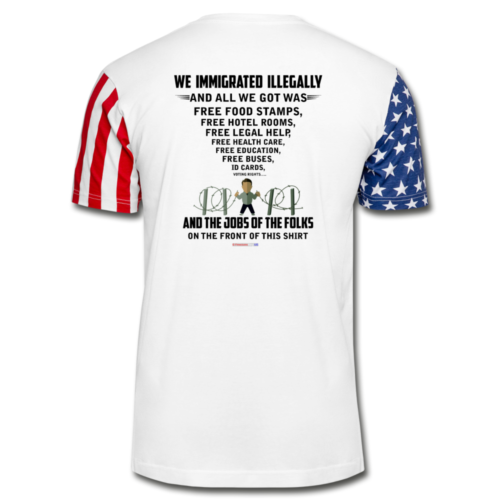 ALL WE GOT - Stars & Stripes T-Shirt - white