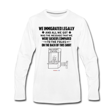 Load image into Gallery viewer, ALL WE GOT - Men&#39;s Premium Long Sleeve T-Shirt - white
