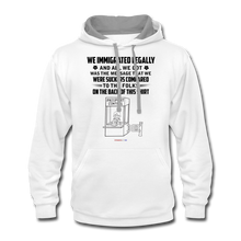 Load image into Gallery viewer, ALL WE GOT - Contrast Hoodie - white/gray
