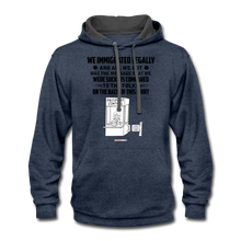 Load image into Gallery viewer, ALL WE GOT - Contrast Hoodie - indigo heather/asphalt
