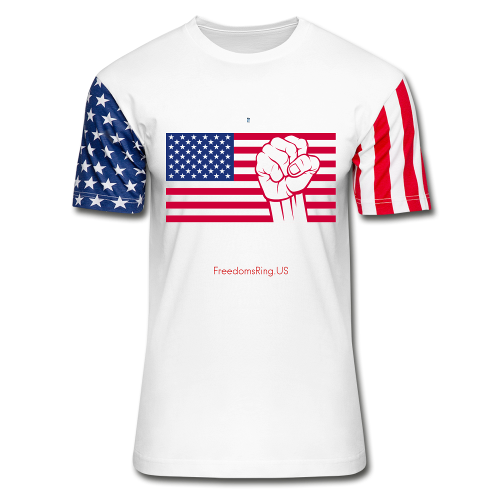 USA STRONG - Stars & Stripes T-Shirt - white