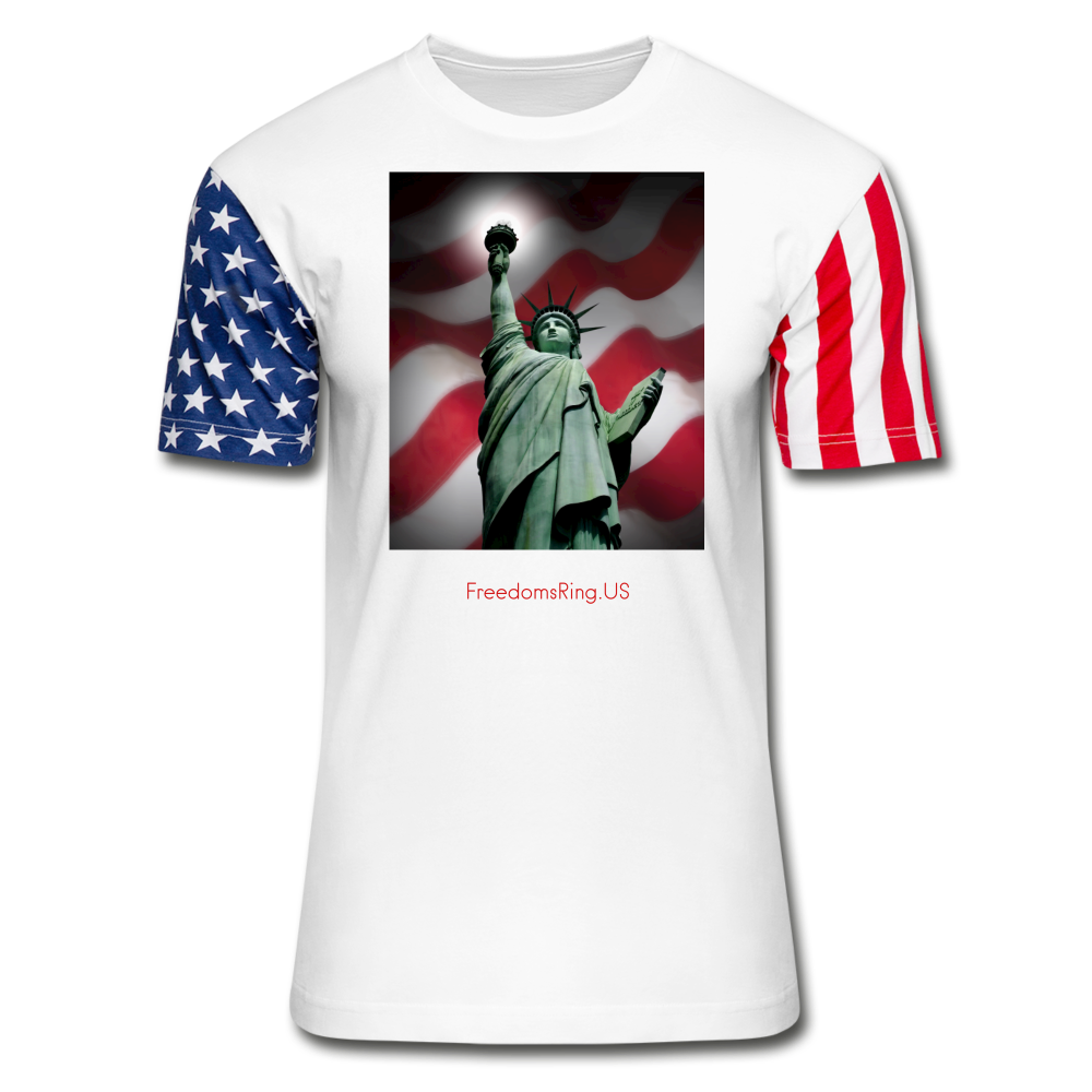 LIBERTY'S LIGHT - Stars & Stripes T-Shirt - white