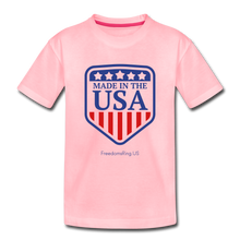 Load image into Gallery viewer, MADE IN THE USA  - Toddler Premium T-Shirt - pink
