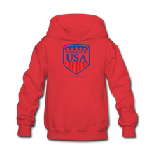 Load image into Gallery viewer, MADE IN THE USA - Kids&#39; Hoodie - red
