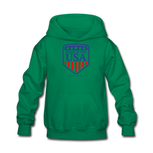 Load image into Gallery viewer, MADE IN THE USA - Kids&#39; Hoodie - kelly green
