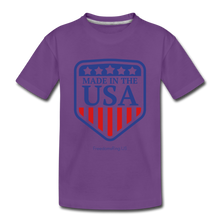 Load image into Gallery viewer, MADE IN THE USA - Kids&#39; Premium T-Shirt - purple
