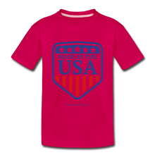 Load image into Gallery viewer, MADE IN THE USA - Kids&#39; Premium T-Shirt - dark pink
