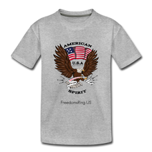 Load image into Gallery viewer, AMERICAN SPIRIT - Kids&#39; Premium T-Shirt - heather gray
