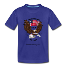 Load image into Gallery viewer, AMERICAN SPIRIT - Kids&#39; Premium T-Shirt - royal blue
