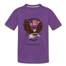 Load image into Gallery viewer, AMERICAN SPIRIT - Kids&#39; Premium T-Shirt - purple
