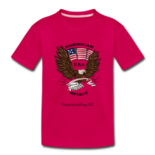 Load image into Gallery viewer, AMERICAN SPIRIT - Kids&#39; Premium T-Shirt - dark pink
