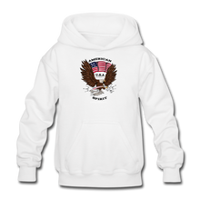 Load image into Gallery viewer, AMERICAN SPIRIT - Gildan Heavy Blend Youth Hoodie - white
