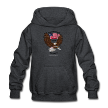 Load image into Gallery viewer, AMERICAN SPIRIT - Gildan Heavy Blend Youth Hoodie - deep heather
