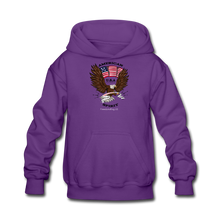 Load image into Gallery viewer, AMERICAN SPIRIT - Kids&#39; Hoodie - purple
